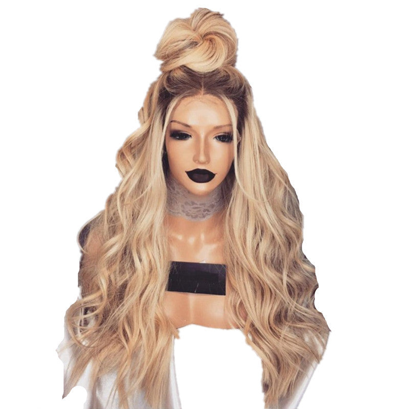 American Style Mid-length Curly Wig